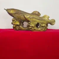 مجسمه برنز ماهی آروانا برنزی