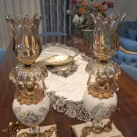 فروش یک جفت  شمعدان نو|صنایع دستی و سایر لوازم تزئینی|رشت, چله خانه|دیوار