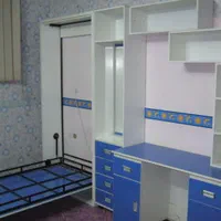 تخت خواب *تاشو* دیواری یکنفره عمق ۳۲|تخت و سرویس خواب|مشهد, خین عرب|دیوار