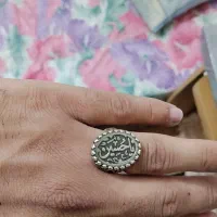 انگشتر نقره 925 با حک یاحسین