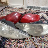 چراغ جلو و عقب و آیینه ۲۰۶