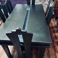 میز ناهارخوری و دو عدد مبل اشانتیون