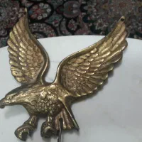 آویز بزرگ برنزی قدیمی 80 سانت با عقاب برنزی قدیمی|کلکسیون اشیاء عتیقه|ساری, |دیوار