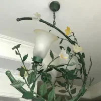 لوستر طرح گیاه|لوستر و چراغ آویز|لواسان, |دیوار