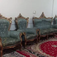 مبل استیل سلطنتی +۳ عدد عسلی