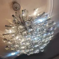 لوستر|لوستر و چراغ آویز|اصفهان, خواجه عمید|دیوار