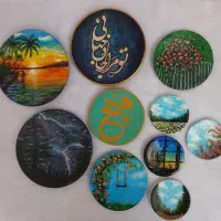 دیوارکوب/نقاشی / اکلرلیک/تزیینات و اکسسوری|صنایع دستی و سایر لوازم تزئینی|مشهد, حسابی جنوبی (شهرک غرب)|دیوار