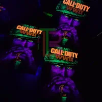 قاب با طرح ps5 بلکلایت بلک لایت