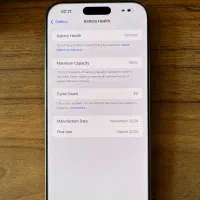 ایفون 16 pro max سایکل ۴۶ مشابه نو