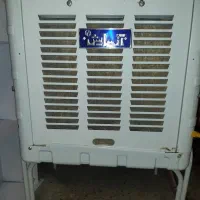 کولر کوچک بهمراه پایه فلزی چرخ دار