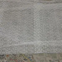 پرده توری سفید