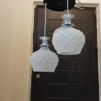 لوستر سه شاخه کریستال|لوستر و چراغ آویز|ری, شهید بهشتی|دیوار