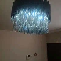 لوستر شیک با کریستال  های ترک