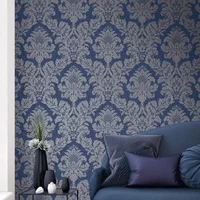 کاغذ دیواری/ تیک آبی|مصالح و تجهیزات ساختمان|پرند, فاز ۲|دیوار