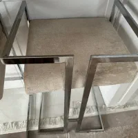 صندلی کانتر استیل ۳۶۰رنگ وثابت نشیمن بدون ایراد