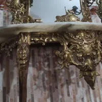 اینه شمعدان برنز فوق سنگین باشمعدان برنزی برنجی|بوفه، ویترین، کنسول|کرج, اخترآباد|دیوار