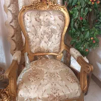 مبل ۹نفرسلطنتی کرم طلایی|مبلمان خانگی و میز عسلی|تهران, افسریه شمالی|دیوار