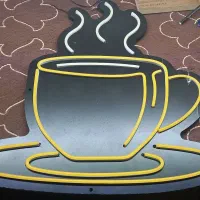 تابلو نئون قهوه