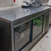 یخچال میزکار دوطرف شیشه ویترینی ، رویه میزکار|فروشگاه و مغازه|تهران, هفت حوض|دیوار
