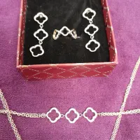 سرویس نقره ایتالیایی زنجیر پلاک|جواهرات|ری, هاشم‌آباد|دیوار