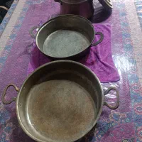 دیگ سه نفره 1عدد + تابه بزرگ 1عدد+تابه کوچک1عدد