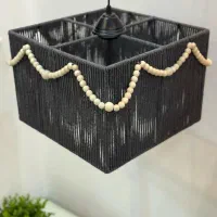 لوستر مکرومه و رافیا|لوستر و چراغ آویز|لاهیجان, فیاض|دیوار