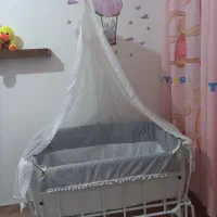 تخت کنار مادر پرنسسی|تخت و صندلی بچه|رشت, گلزاران|دیوار