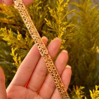 دستبندهای ژوپینگ کپی طلا کاملا ضدحساسیت طرح ملودی