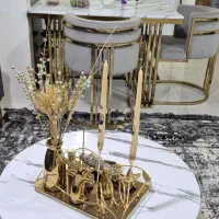 مبلمان 8نفره نو همراه میز وسط و عسلی میز غذاخوری|مبلمان خانگی و میز عسلی|هشتگرد, شهرک گلها|دیوار