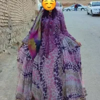 لباس محلی بنفش یاسی