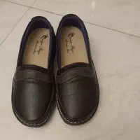 کفش چرم طبیعی زنانه ۳۷ نیم بوت چرم طبیعی زنانه ۳۷