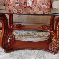 میز جلو مبلی و گل میز