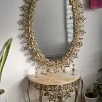 آینه  کنسول برنز|بوفه، ویترین، کنسول|کوهدشت, |دیوار