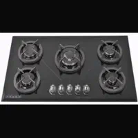گاز صفحه ای شیشه ای رومیزی ۵شعله|اجاق گاز و لوازم برقی پخت‌وپز|تهران, شهرک ابوذر|دیوار