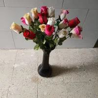 گل رزباگلدون شیشه ای
