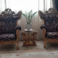 مبل استیل ۷نفره با ۳عدد جلومبلی