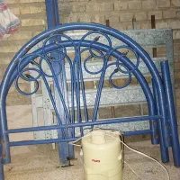 تخت خواب  فرفورژه تک نفره|حراج|خرمشهر, |دیوار