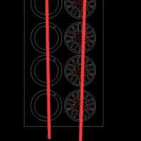 فایل dwg رینگ خرچنگی حرفه‌ای