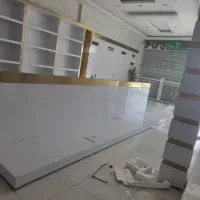 کابینت هایگلاس بسیار تمیز در حد نو فروشی|بوفه، ویترین، کنسول|جیرفت, |دیوار