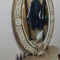 آیینه طرح چوب
