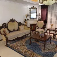 مبلمان استیل ،مبل کلاسیک سلطنتی ۷نفره +ناهارخوری|مبلمان خانگی و میز عسلی|تهران, دارآباد|دیوار
