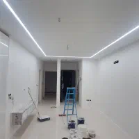 اجرای کناف رنگ آمیز برق کشی وسیستم صوتی داخلی کناف