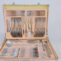 سرویس قاشق چنگال استیل|ظروف سرو و پذیرایی|شیراز, فضل‌آباد|دیوار