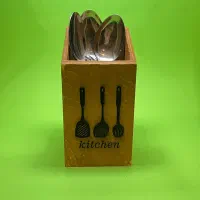 جا قاشق چنگال چوبی