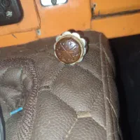 انگشتر اصل اصیل نقره رکاب دوستاره عقیق یمن