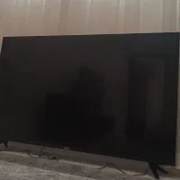 تلویزیون ال سی دی شکسته با کارتن نو و دوعدد کنترول