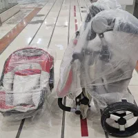 کالسکه پیرگاردین با کریر و صندلی کودک و گهواره|کالسکه و لوازم جانبی|شیراز, ارم|دیوار