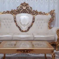 مبل سلطنتی ۹ نفره نو|مبلمان خانگی و میز عسلی|الوند, |دیوار