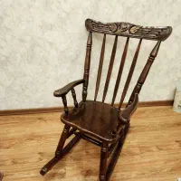 صندلی چوب راک گهواره ای