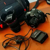 دوربین فول فریم کانن 6d با دو لنز حرفه ای